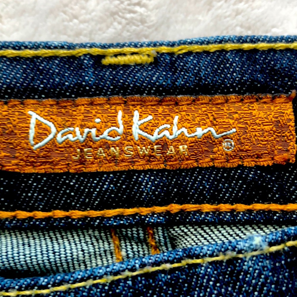 David Kahn flared dark denim jeans. Size 28